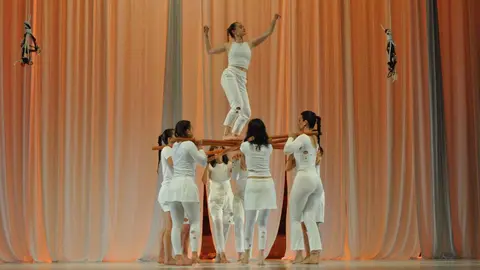 La Universidad de León estrenó con éxito en el Auditorio de León ‘Pneuma’, un proyecto europeo Erasmus+ de innovación pedagógica. Foto: ULE.