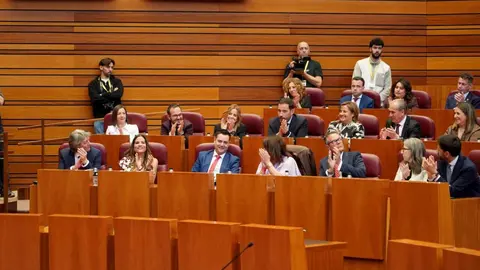 Sesión constitutiva de las Cortes de Castilla y León de la XII Legislatura. Foto: Leticia Pérez