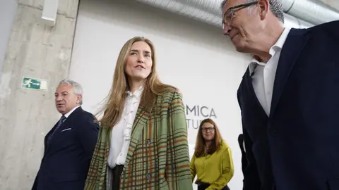 La vicepresidenta tercera del Gobierno y ministra de Transición Ecológica y Reto Demográfico, Sara Aagesen, inaugura la tercera edición del Encuentro Nacional de la Red de Centros de Innovación Territorial que se celebra en Ponferrada. Foto: César Sánchez.