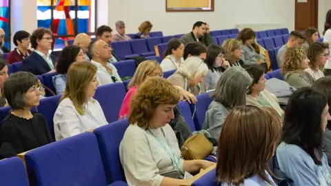 La Universidad de León acoge las XIII Jornadas de Observatorios de Empleo Universitario de CRUE que reúne a responsables universitarios y expertos en empleo de todo el país para compartir datos, experiencias y buenas prácticas orientadas a reforzar la conexión entre formación superior y mercado laboral. Foto: ULE.