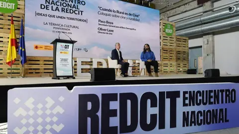 Oliver Laxe protagoniza el Encuentro Nacional de Centros de Innovación Territorial en La Térmica Cultural. Fotos: César Sánchez