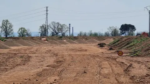 El proceso de expansión del Parque Tecnológico de León continúa ejecutándose sobre el terreno en la pedanía de Oteruelo con trabajos visibles desde finales del pasado año, aunque paralizados en determinados momentos por la adversa climatología.