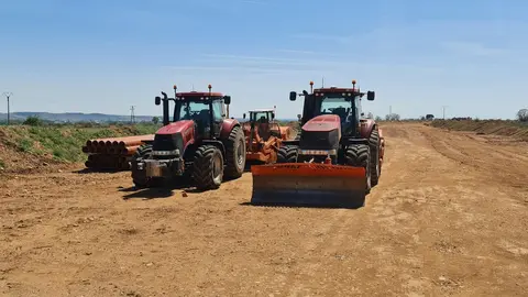 El proceso de expansión del Parque Tecnológico de León continúa ejecutándose sobre el terreno en la pedanía de Oteruelo con trabajos visibles desde finales del pasado año, aunque paralizados en determinados momentos por la adversa climatología.