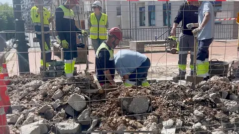 El Ayuntamiento de León ha puesto en marcha las primeras catas geotécnicas para analizar la viabilidad de ejecutar un nuevo vano en el entorno del puente de San Marcos.