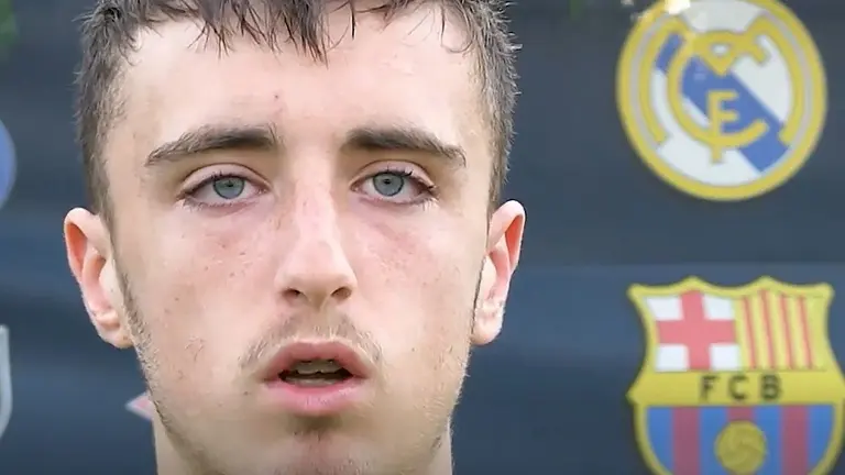 Eder Aller, portero leon&eacute;s del FC Barcelona.