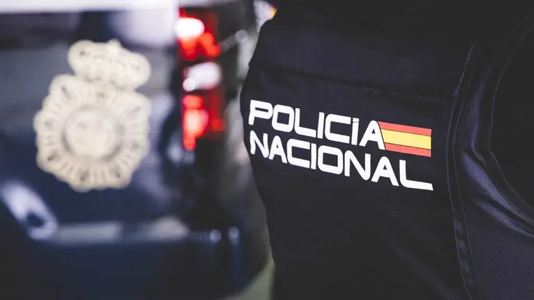 Agentes de la Policía Nacional durante una intervención.