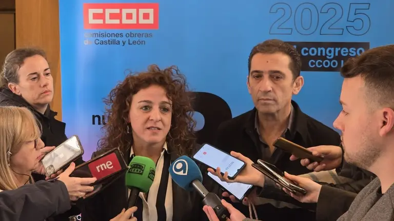 Elena Blasco, secretaria general de CCOO de León.