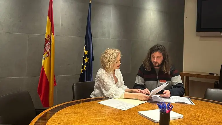 Silvia Franco con la Plataforma en Defensa del Feve.