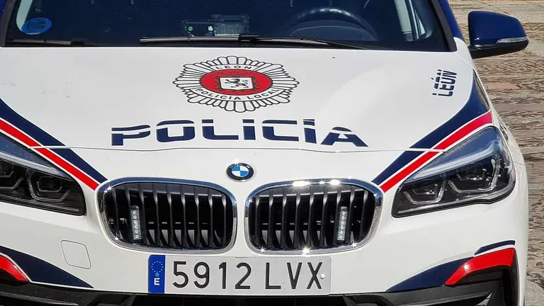 Imagen de una patrulla de la Policía Local de León.