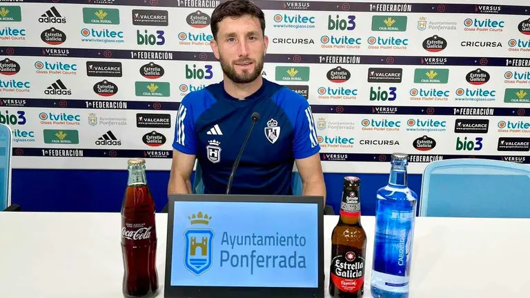 Borja Valle, durante la rueda de prensa de este miércoles.