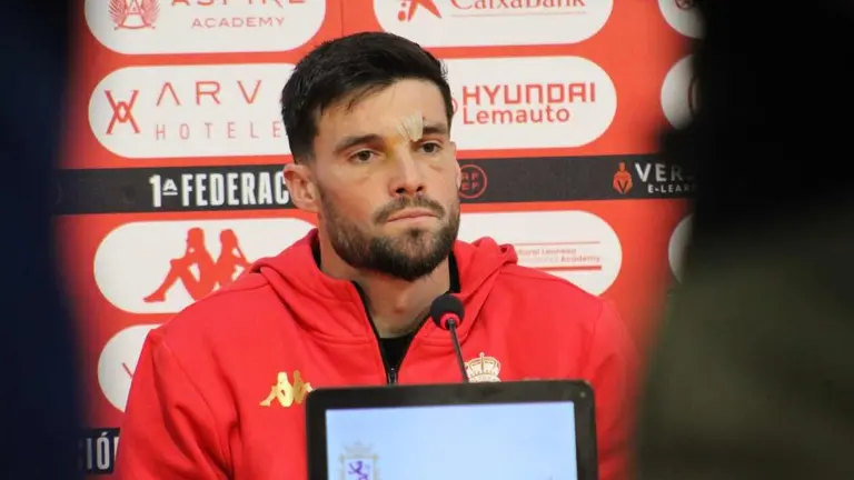 Eneko Satrústegui, durante su rueda de prensa.