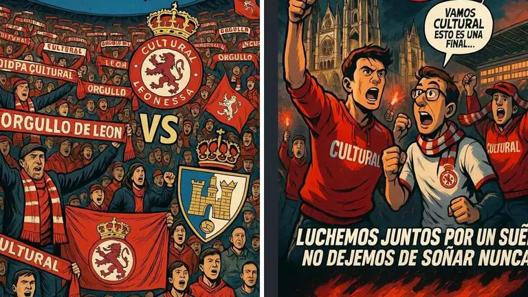 Mensajes de los aficionados en redes. en la imagen, ilustraciones publicadas por @David_Chozas en sus redes sociales.