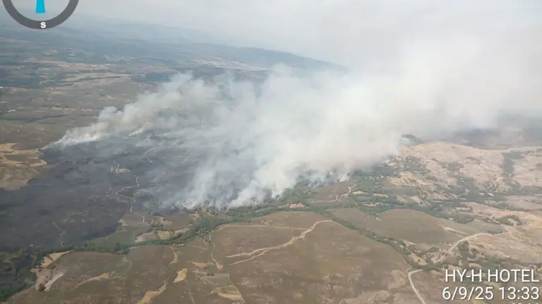 Incendio Castromil (Zamora)