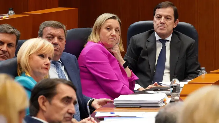 El presidente de la Junta, durante el pleno de este martes.