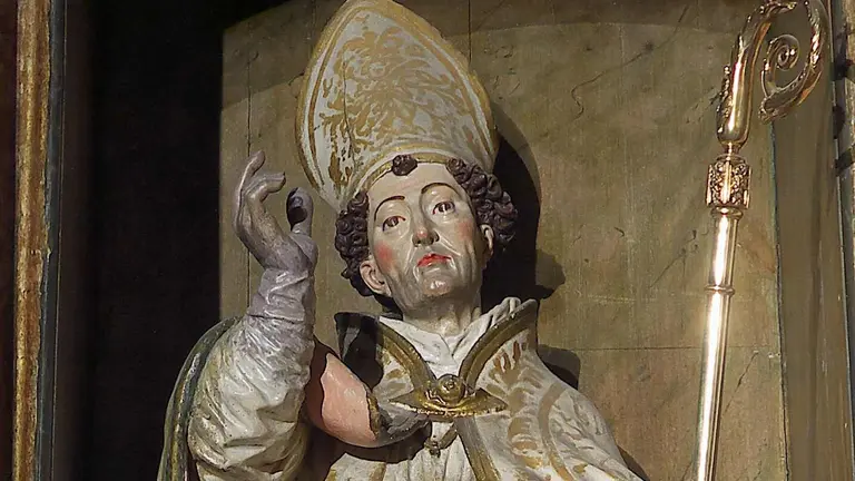 Imagen de San Froilán, en la Catedral de Lugo.