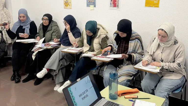 Taller de migrantes en Le&oacute;n capital.