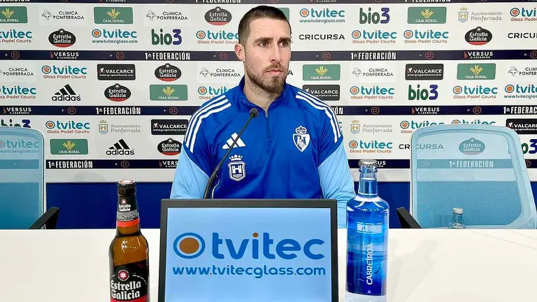 David And&uacute;jar, durante la rueda de prensa de este mi&eacute;rcoles.