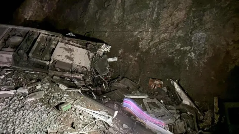 Imagen de una de las unidades afectadas por el accidente.