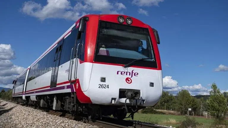 Imagen de un tren de cercan&iacute;as Renfe.