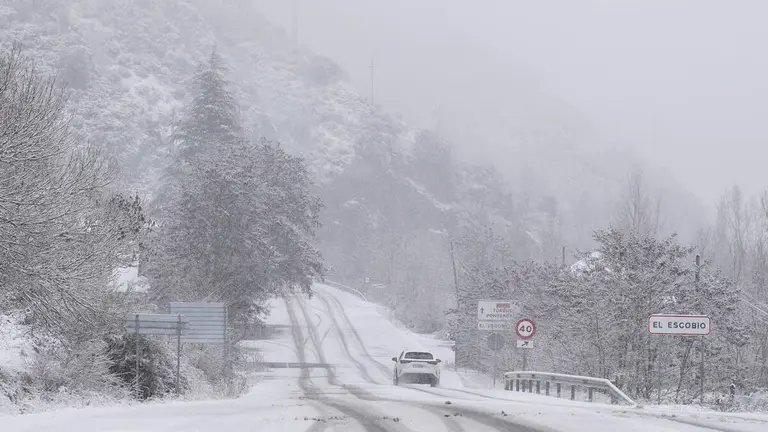 Temporal de nieve en El Bierzo