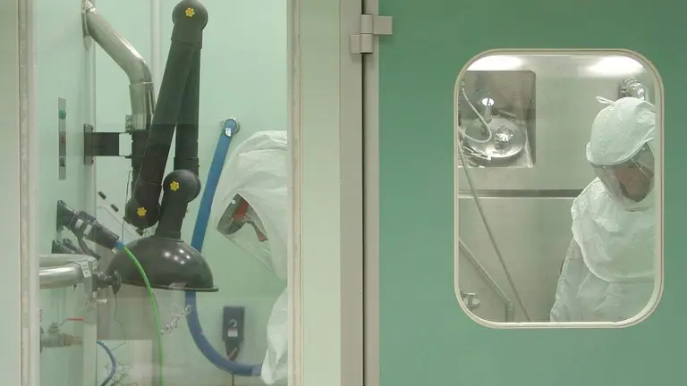 Imagen de un laboratorio de Le&oacute;n Farma