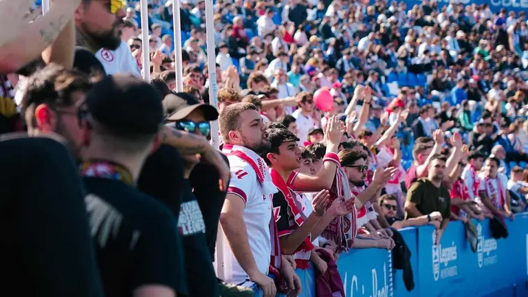 Aficionados de la Cultural, este s&aacute;bado, en Butarque.