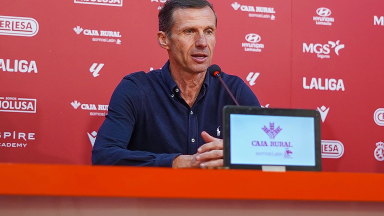 'Cuco' Ziganda, durante la rueda de prensa de este martes.