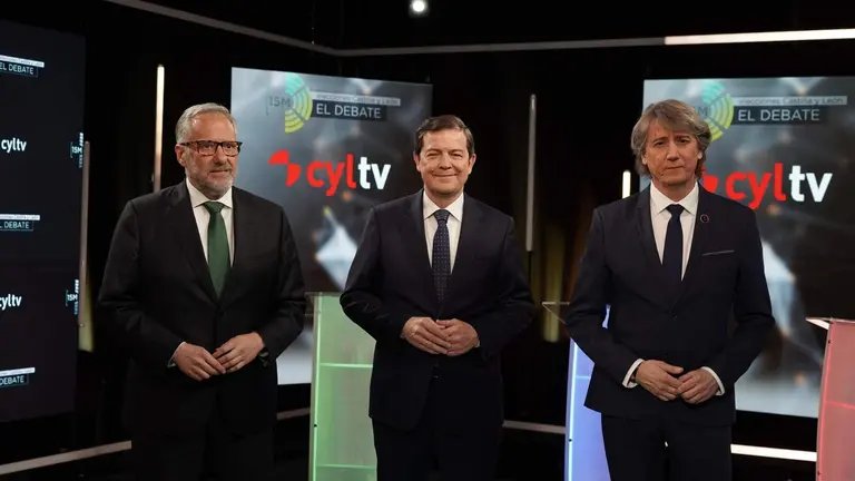 Debate candidatos a la presidencia de la Junta. Foto: Eduardo Margareto