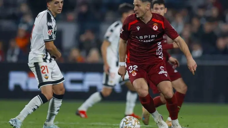 Radoja, en un lance del partido de este lunes.