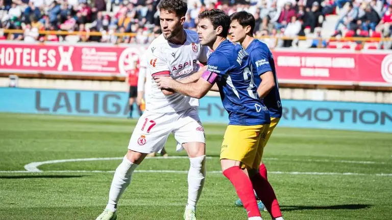 Calero, durante el encuentro de este domingo.