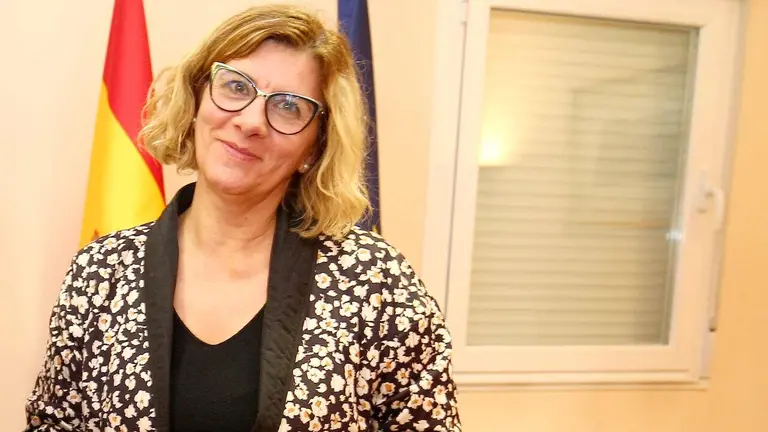 Mari Paz Mart&iacute;nez, alcaldesa de la localidad de Fabero.