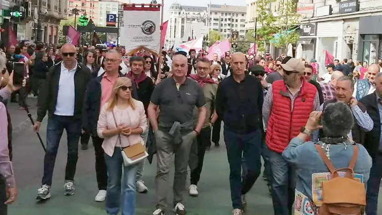 Le&oacute;n acoge el V Camino a la Libertad organizado por Conceyu Pa&iacute;s Llion&eacute;s y Xuntanza Llionesista. En la imagen, el alcalde de Le&oacute;n, Jos&eacute; Antonio Diez.