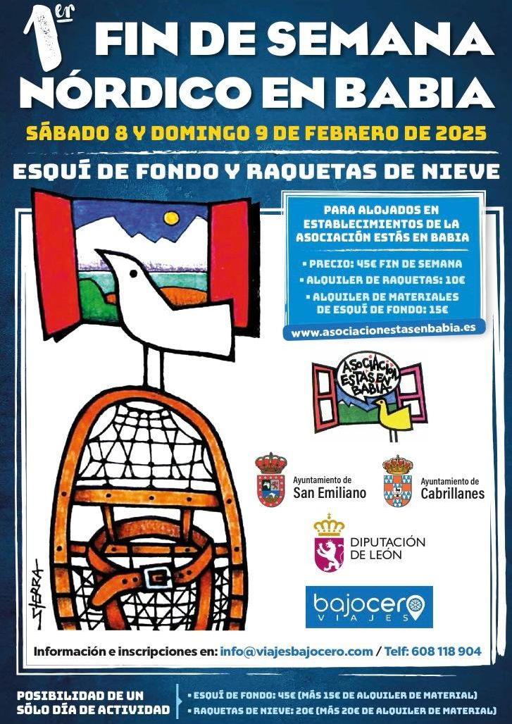 Cartel del Primer Fin de Semana Nórdico en Babia.
