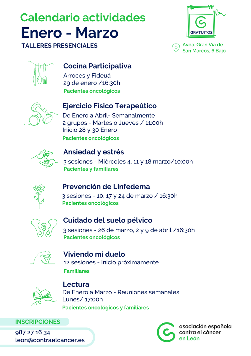 Cartel Talleres León AECC