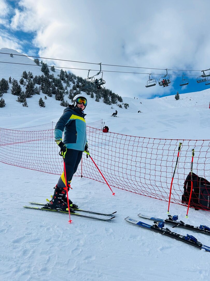 Guzman Carro en la tercera fase de la Copa España Inclusiva en Formigal.