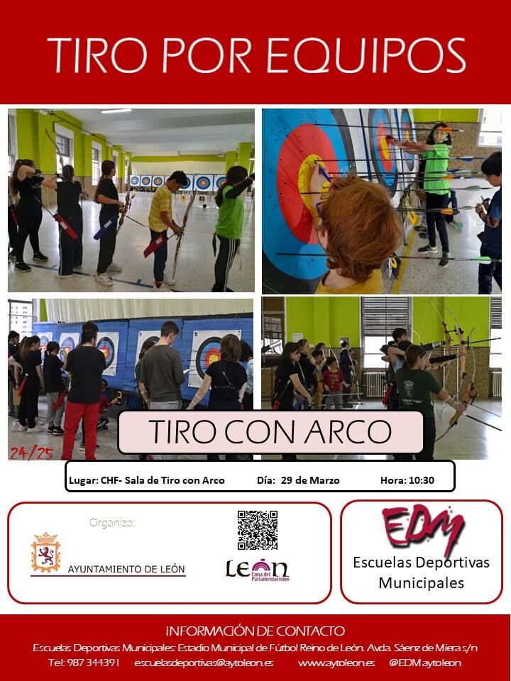 Competición por equipos de tiro con arco.
