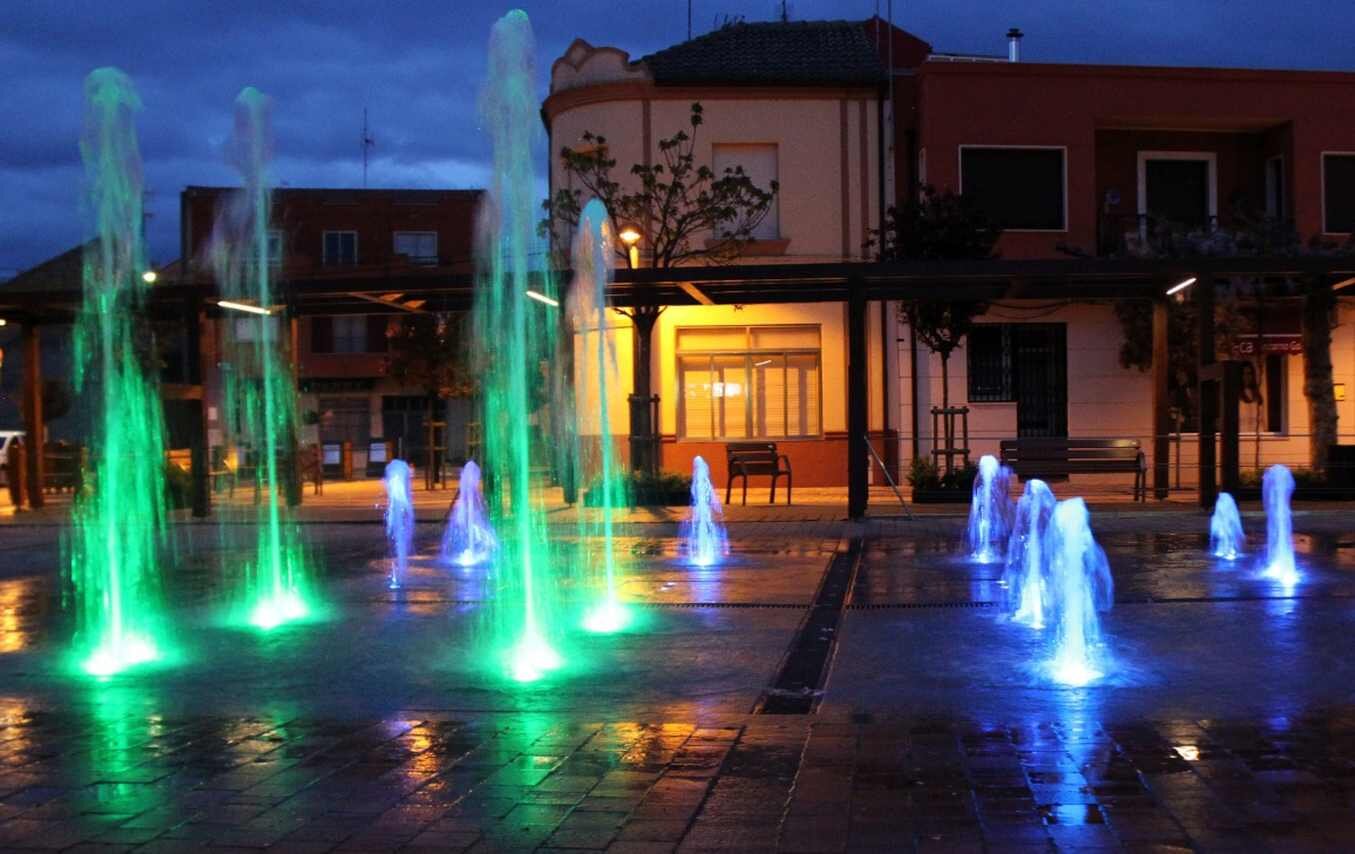 La mejora de la iluminación en la Plaza de la Madera, uno de los objetivos.