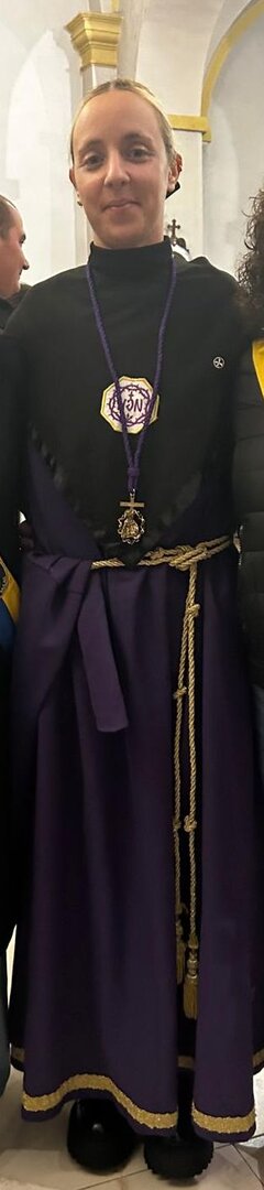 Patricia pertenece ahora a la Hermandad de Jesús Nazareno de Mansilla de las Mulas.