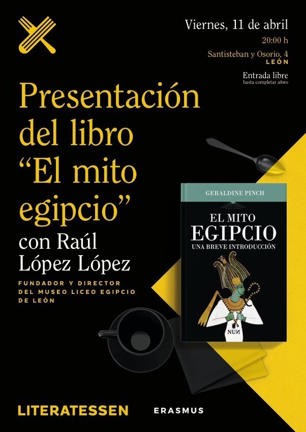 Cartel de la presentación del libro.