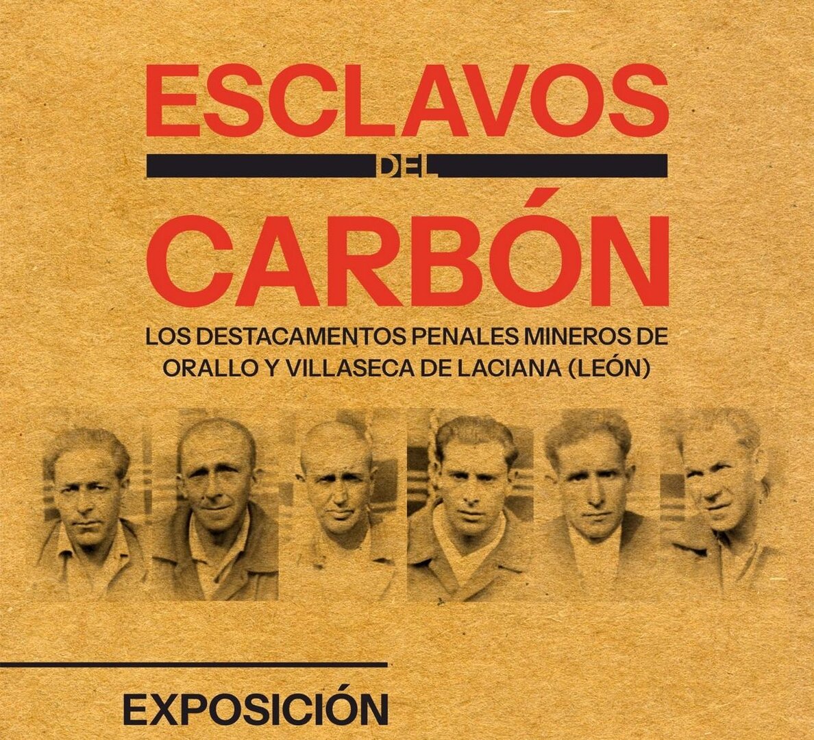 Exposición temporal 'Esclavos del carbón' en el Museo de la Siderurgia y de la Minería de Castilla y León.