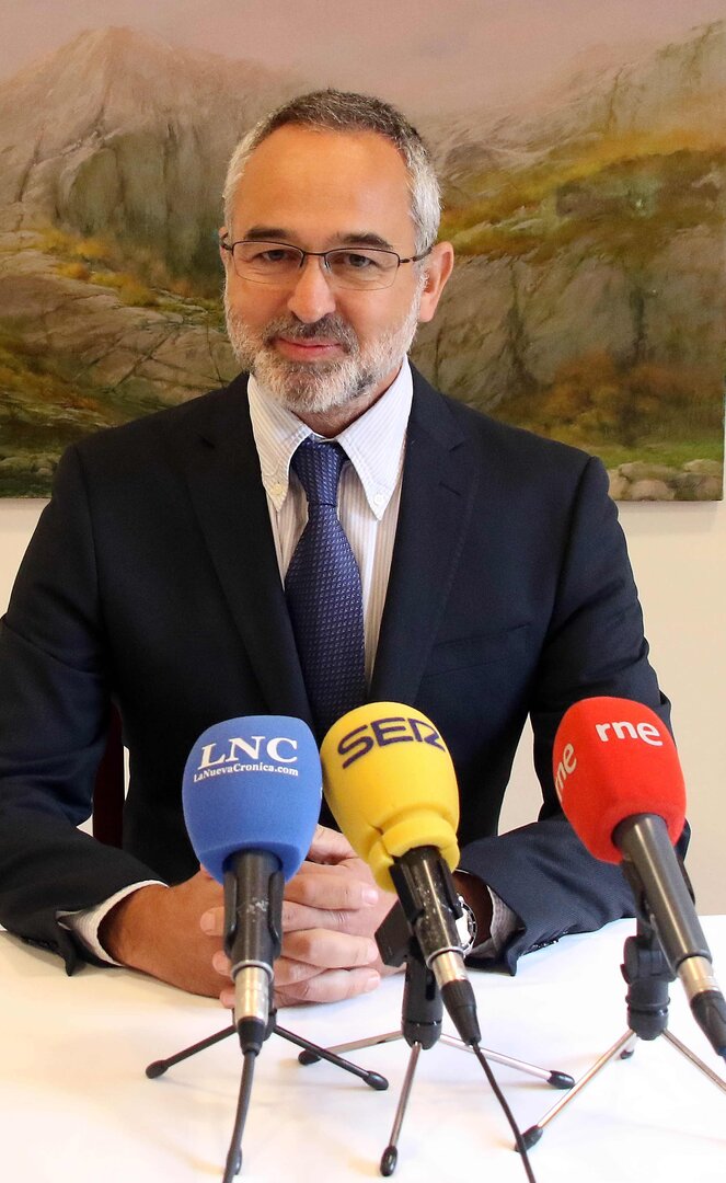 Comparecencia del Leonés del Año 2024, el ingeniero informático Sergio Boixo