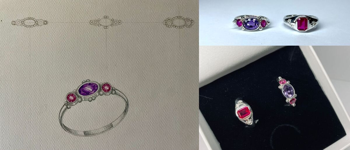 Diseños de anillos de Gadajoyas.