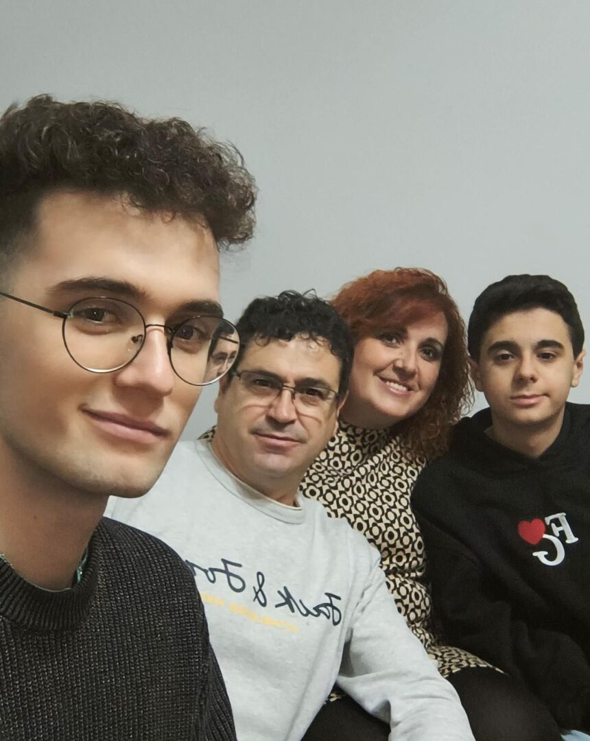 Imagen de la familia Martínez Contreras.