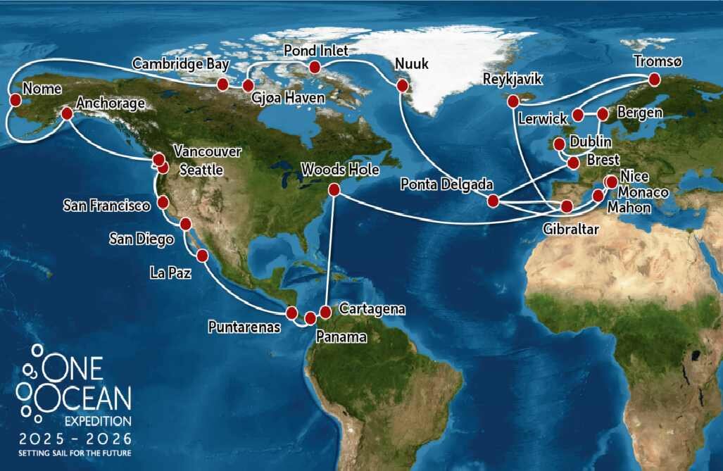 Imagen del recorrido que realizará el astronauta leonés.