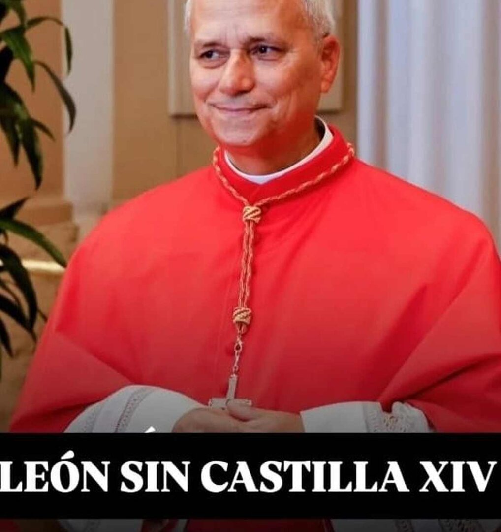 Un clásico, pero con la imagen del Papa.