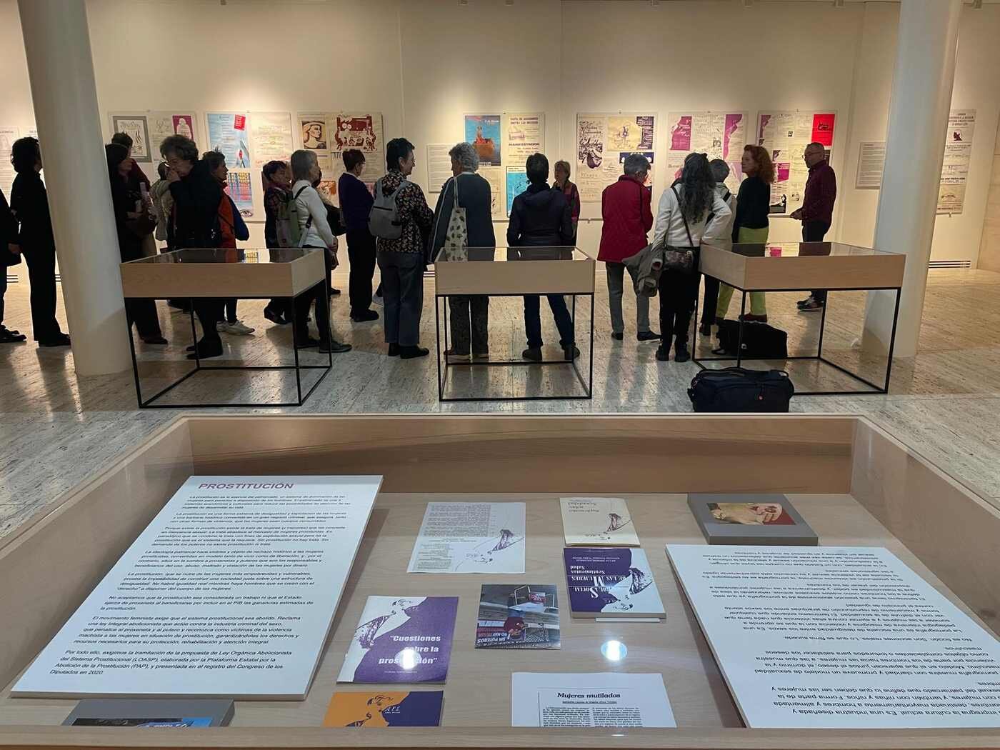 Expo 50 años feminismo en el Museo de León.