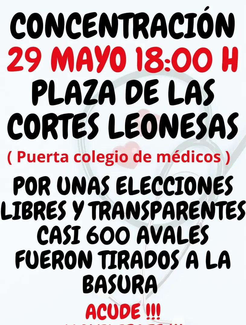 Convocatoria realizada por José Pedro.
