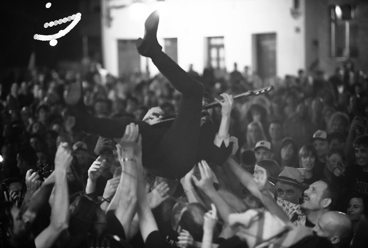 Un momento del concierto de The Jackets en la edición de 2024. / JUXE ARETA GOÑI