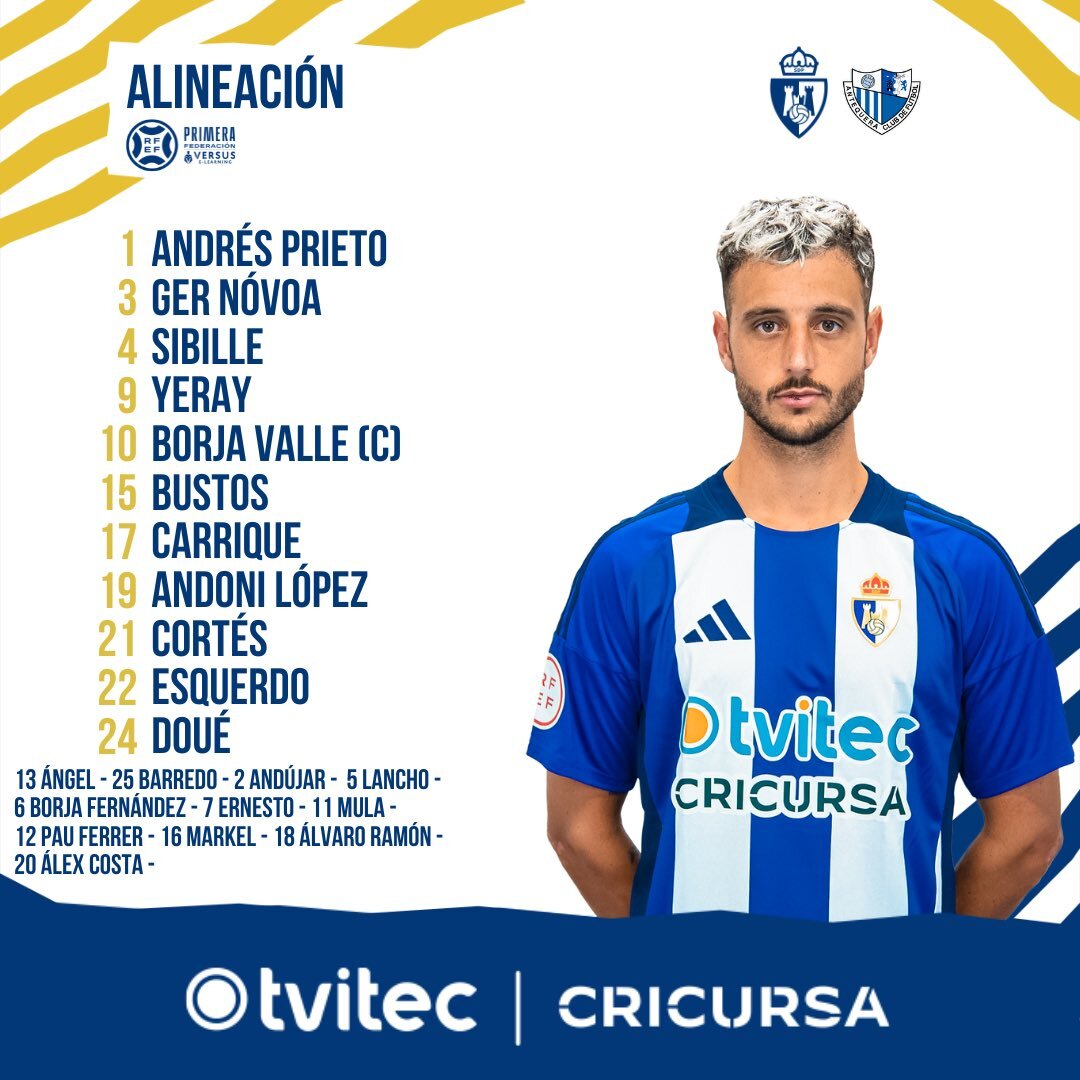 Equipo inicial de la Ponferradina.