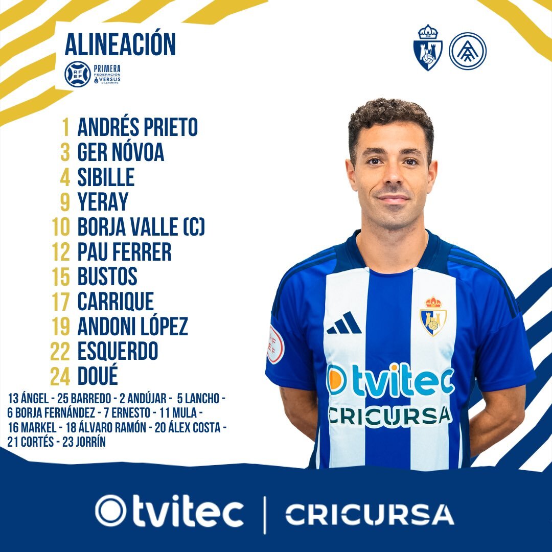 Alineación de la Ponferradina.